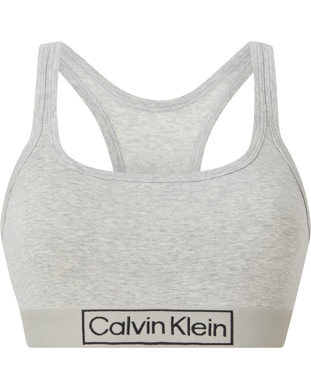 Calvin Klein Unlined Bralette W - Reimagined Heritage Grey Heather (Storlek XS)