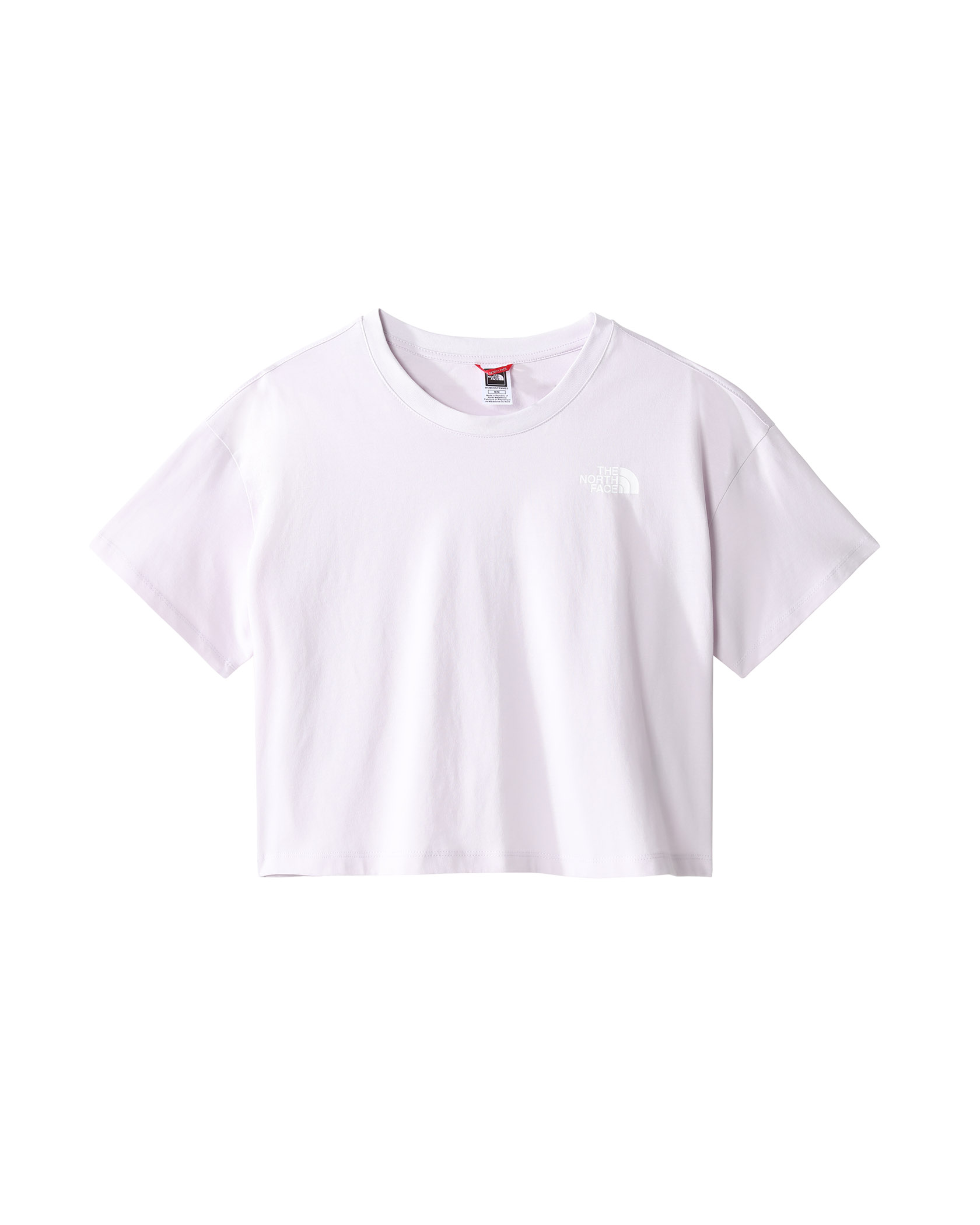 The North Face Cropped Simple Dome Tee W Lavender Fog (Storlek L)