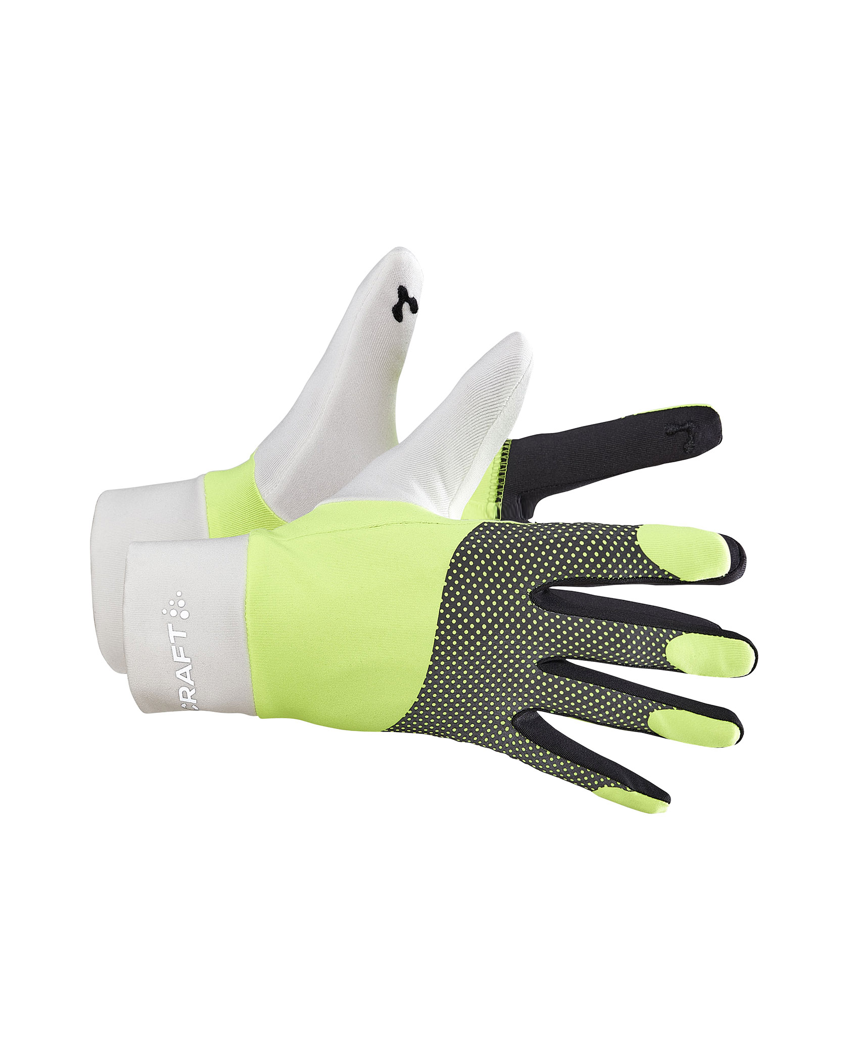 Craft ADV Lumen Fleece Glove W Ash White/Flumino (Storlek L)