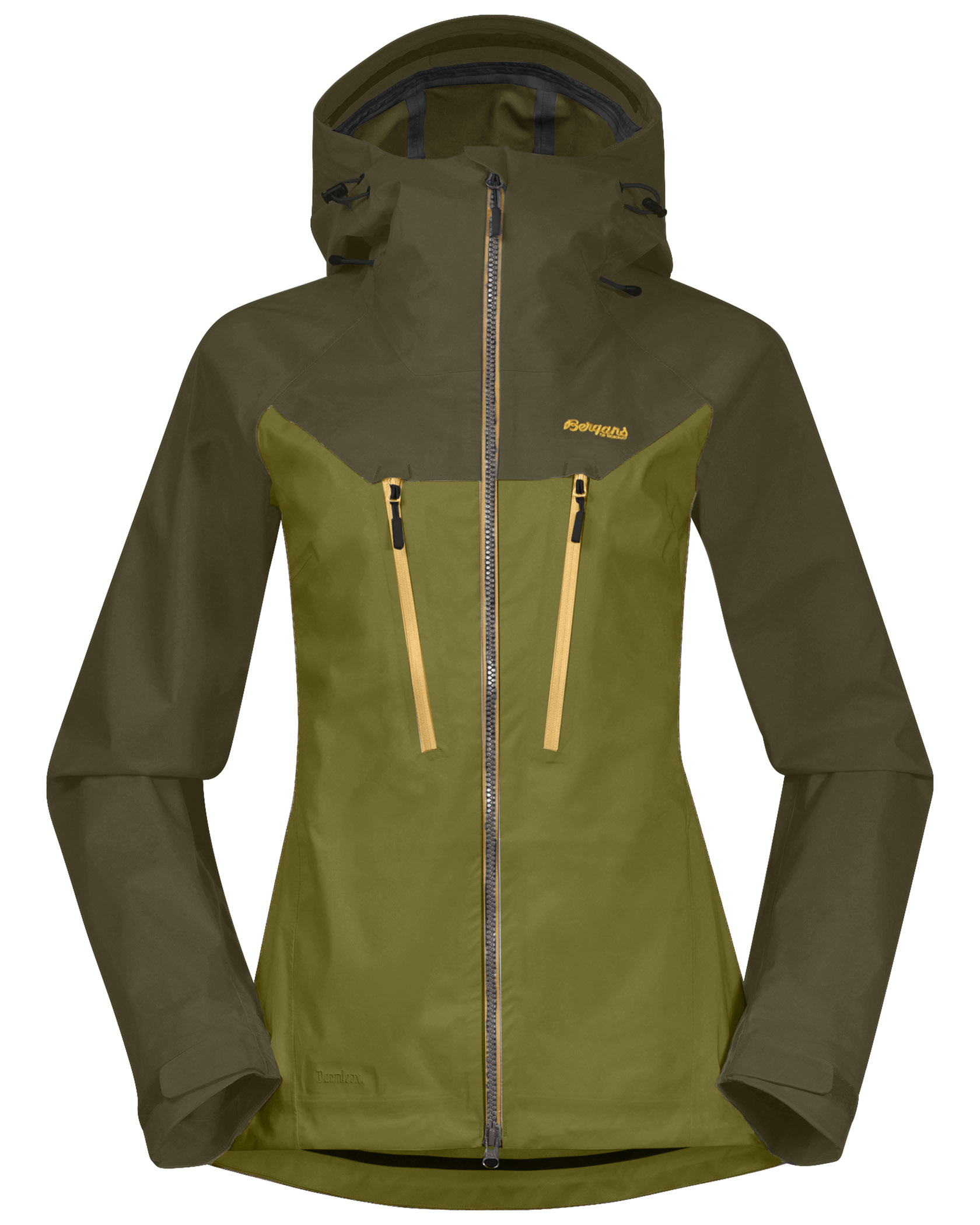 Bergans Cecilie 3L Jacket W Trail Green/Dark Olive Green (Storlek XS)