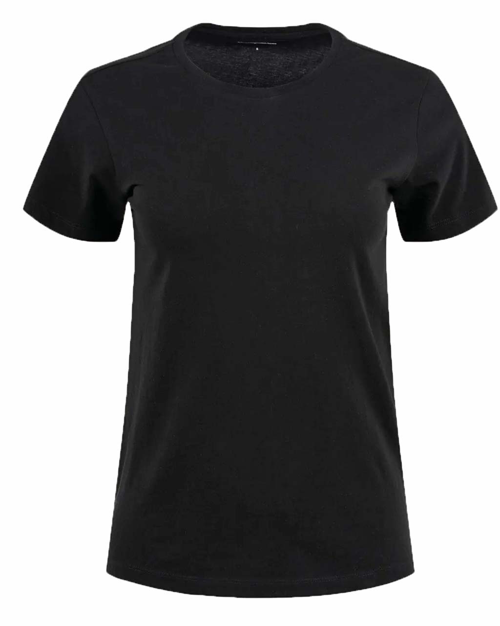 Knowledge Cotton Basic T-shirt W Black Jet (Storlek L)