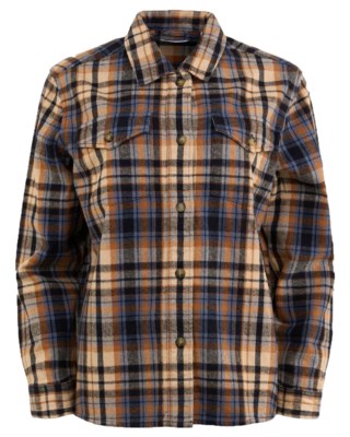 Earth Colors Checkred Overshirt W