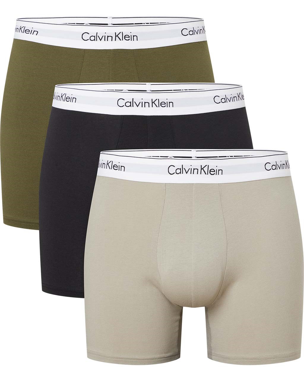 Calvin Klein Boxer Brief 3-Pack - Cotton Stretch M Napa/Winter