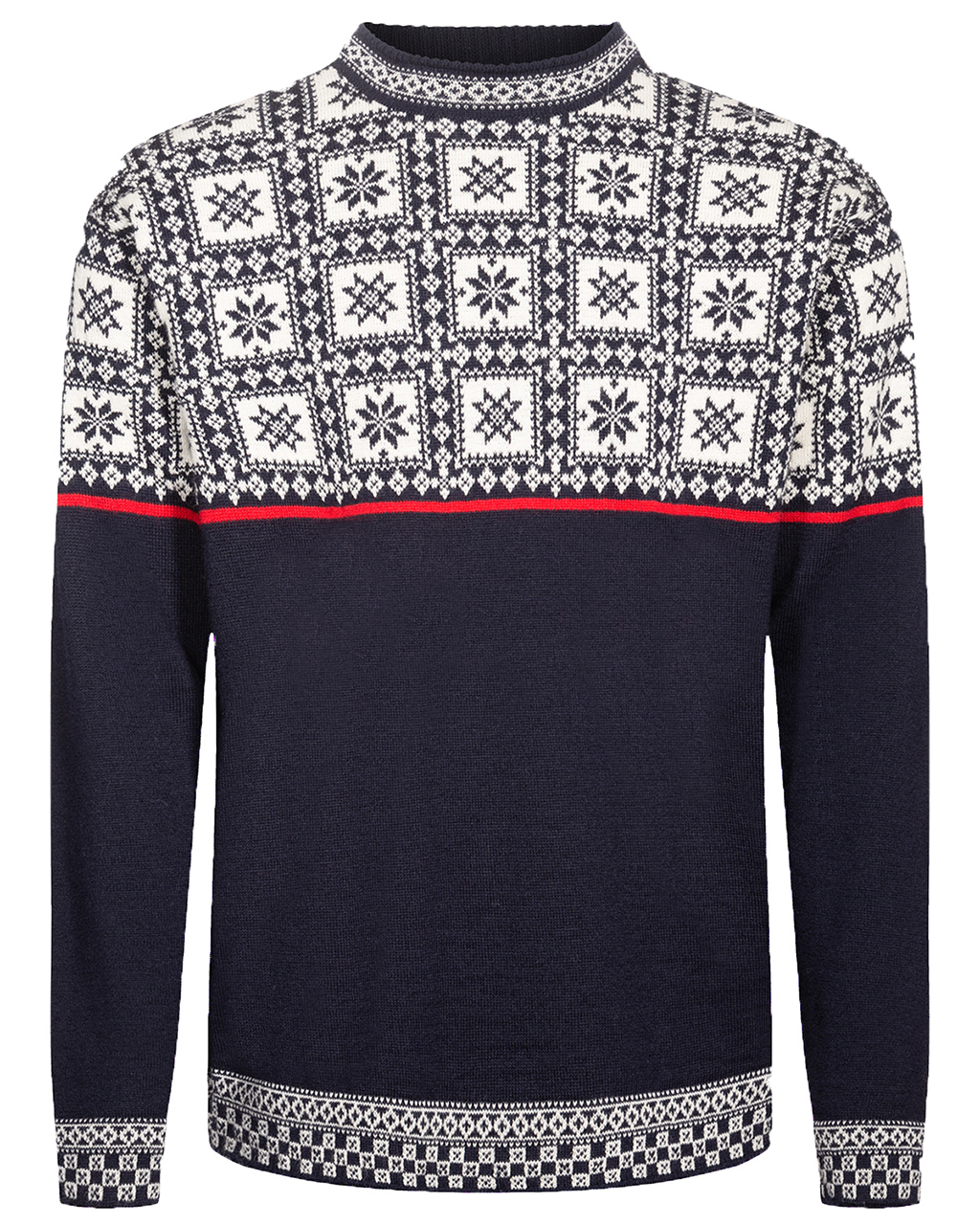 Dale Of Norway Tyssøy Sweater M Navy/Offwhite/Red (Storlek S)