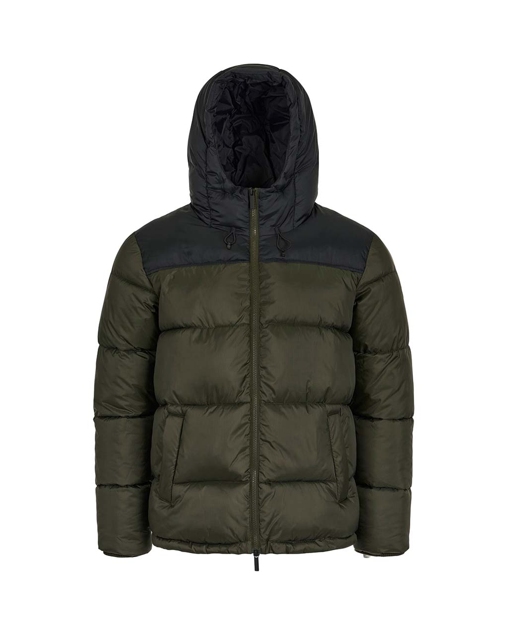 Knowledge Cotton Thermore™ Puffer Color Blocked Jacket THERMO ACTIVE™ M Forrest Night (Storlek M)