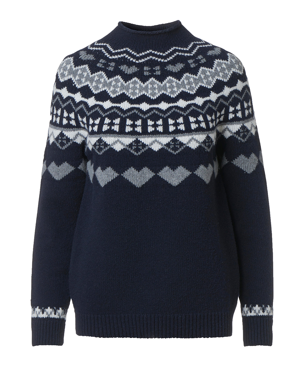 Fusalp Coline II Sweater W Marin/Neige (Storlek M)