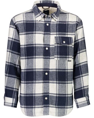 Checked Overshirt W. Pile Lining 30-320074 M