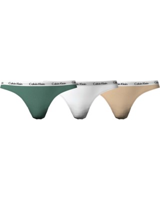 Thong 3-Pack W - Cotton
