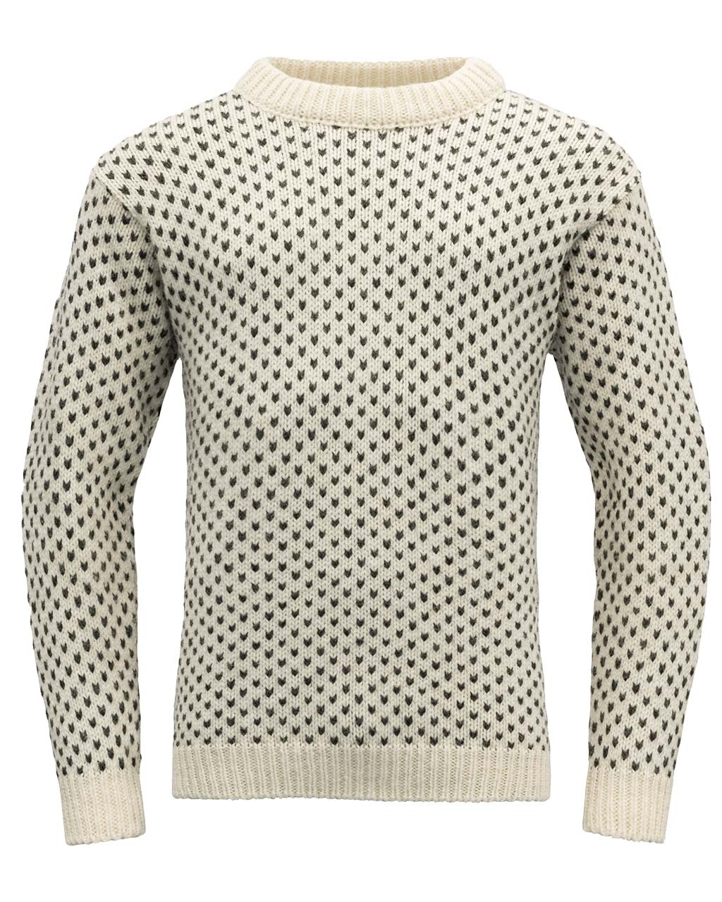 Devold Nordsjø Wool Sweater Off White