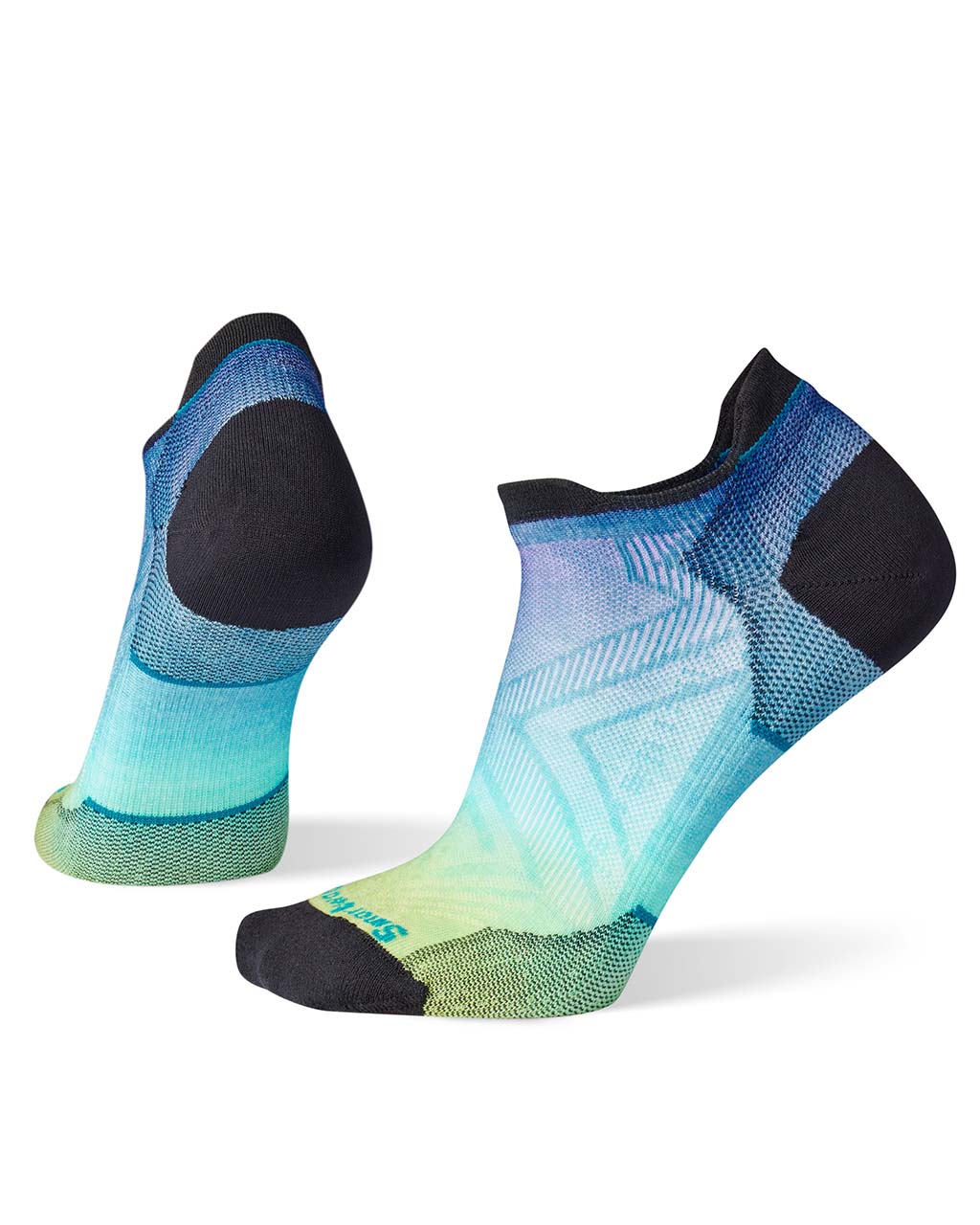Smartwool Run Zero Cushion Ombre Print Low Ankle Socks W Capri (Storlek S)