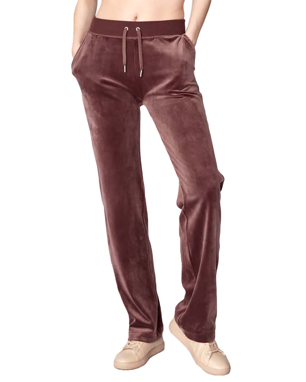 Juicy Couture Del Ray Diamante Track Pant W Bitter Chocolate (Storlek L)