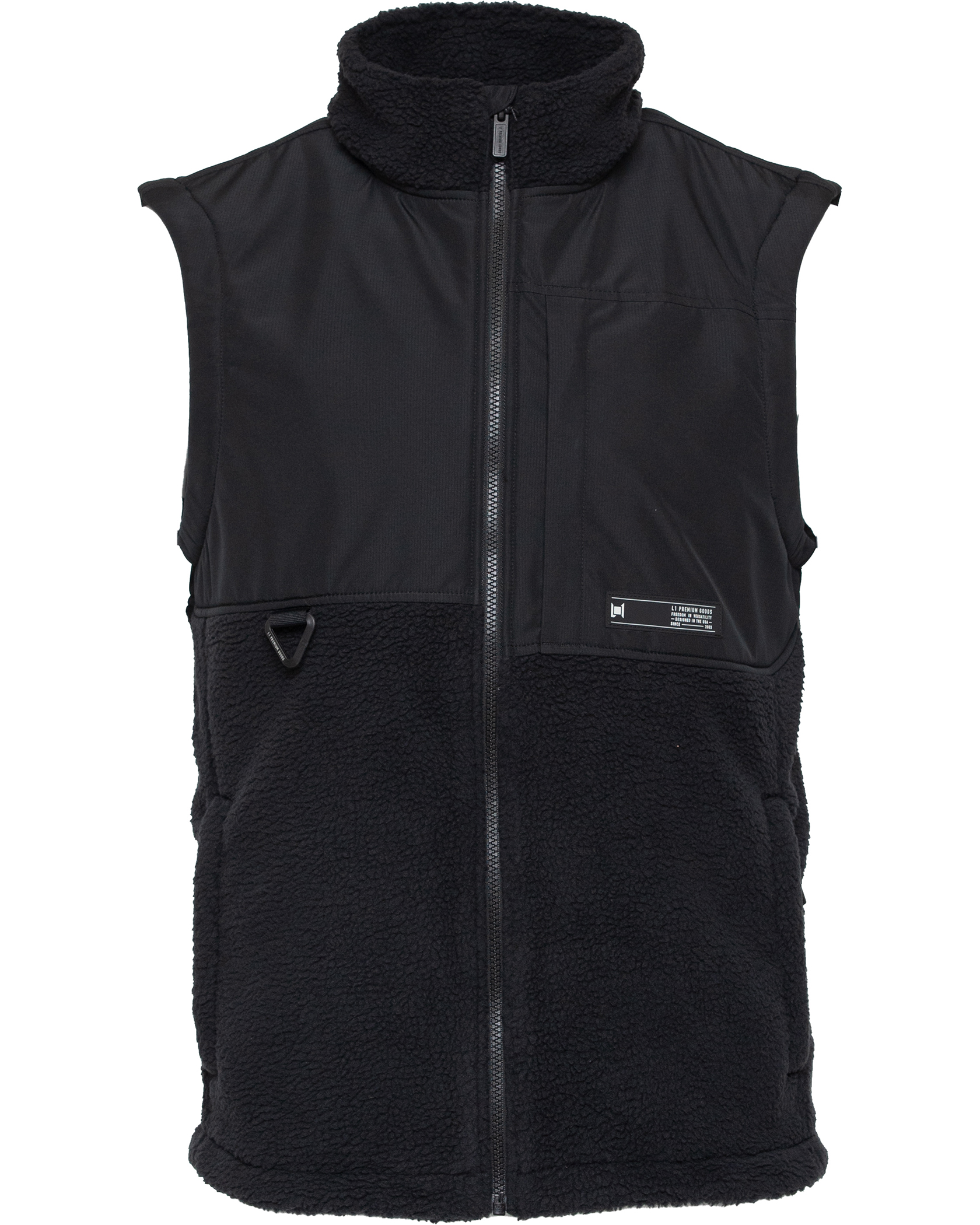 L1 Onyx Fleece Vest M Black (Storlek S)