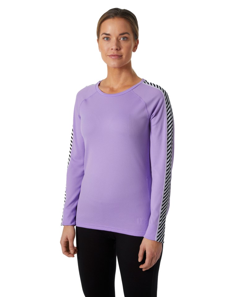 Helly Hansen Lifa Active Stripe Crew W Heather