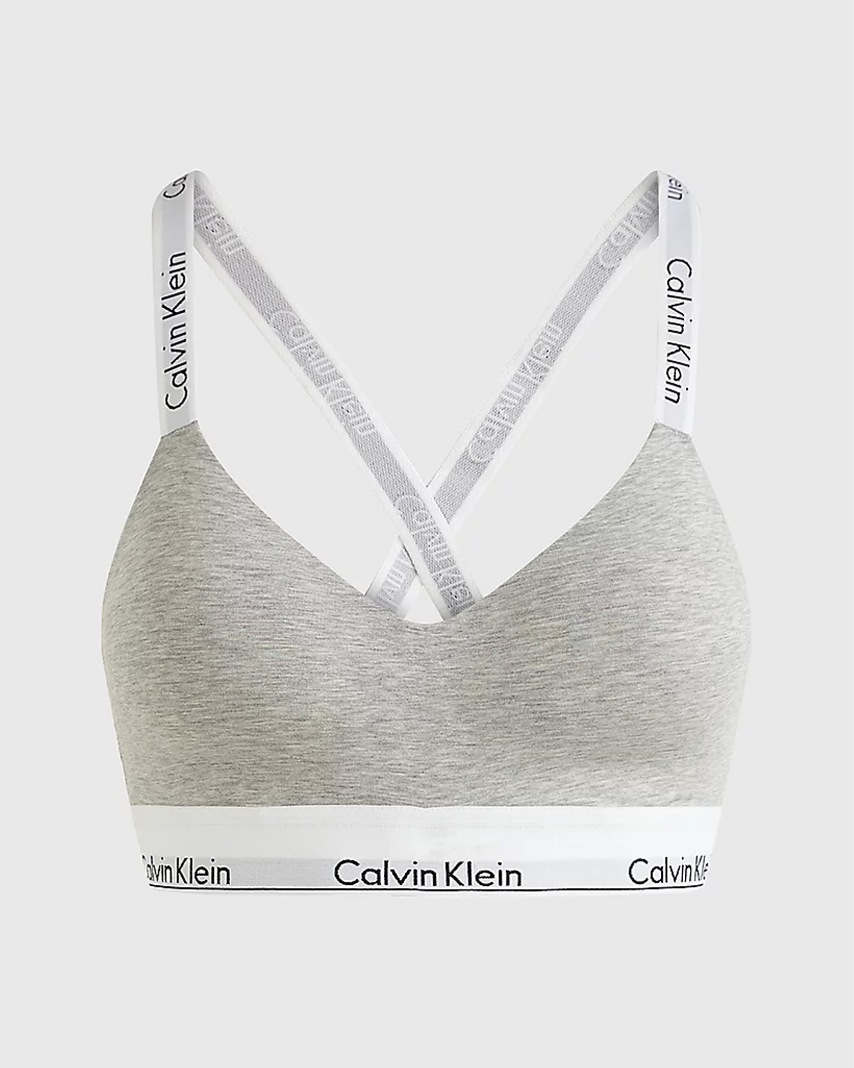 Calvin Klein Light Lined Bralette W Grey Heather (Storlek L)