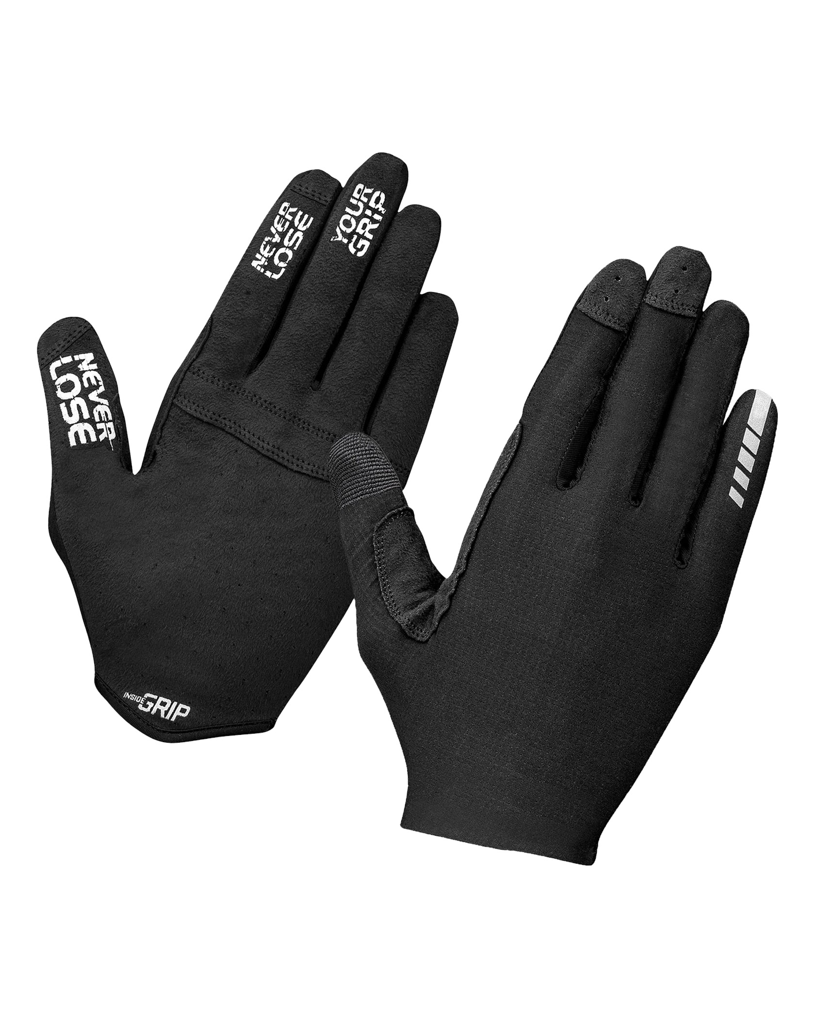 GripGrab Aerolite InsideGrip Long Finger Glove Black (Storlek L)