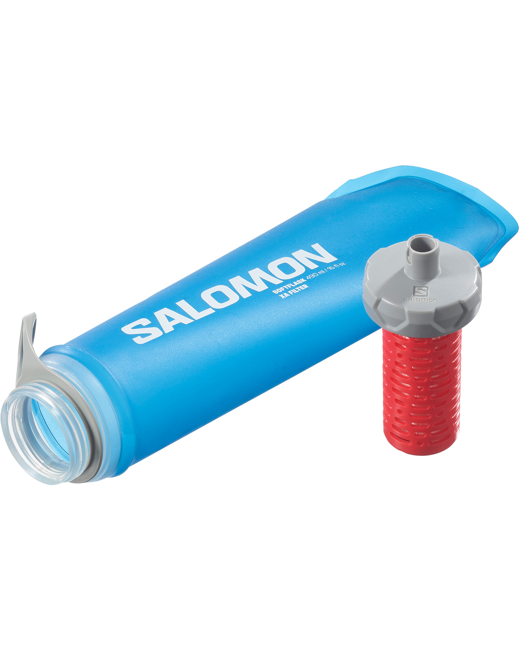Salomon Soft flask XA Filter 490 ml Clear Blue (Storlek 490 ml)