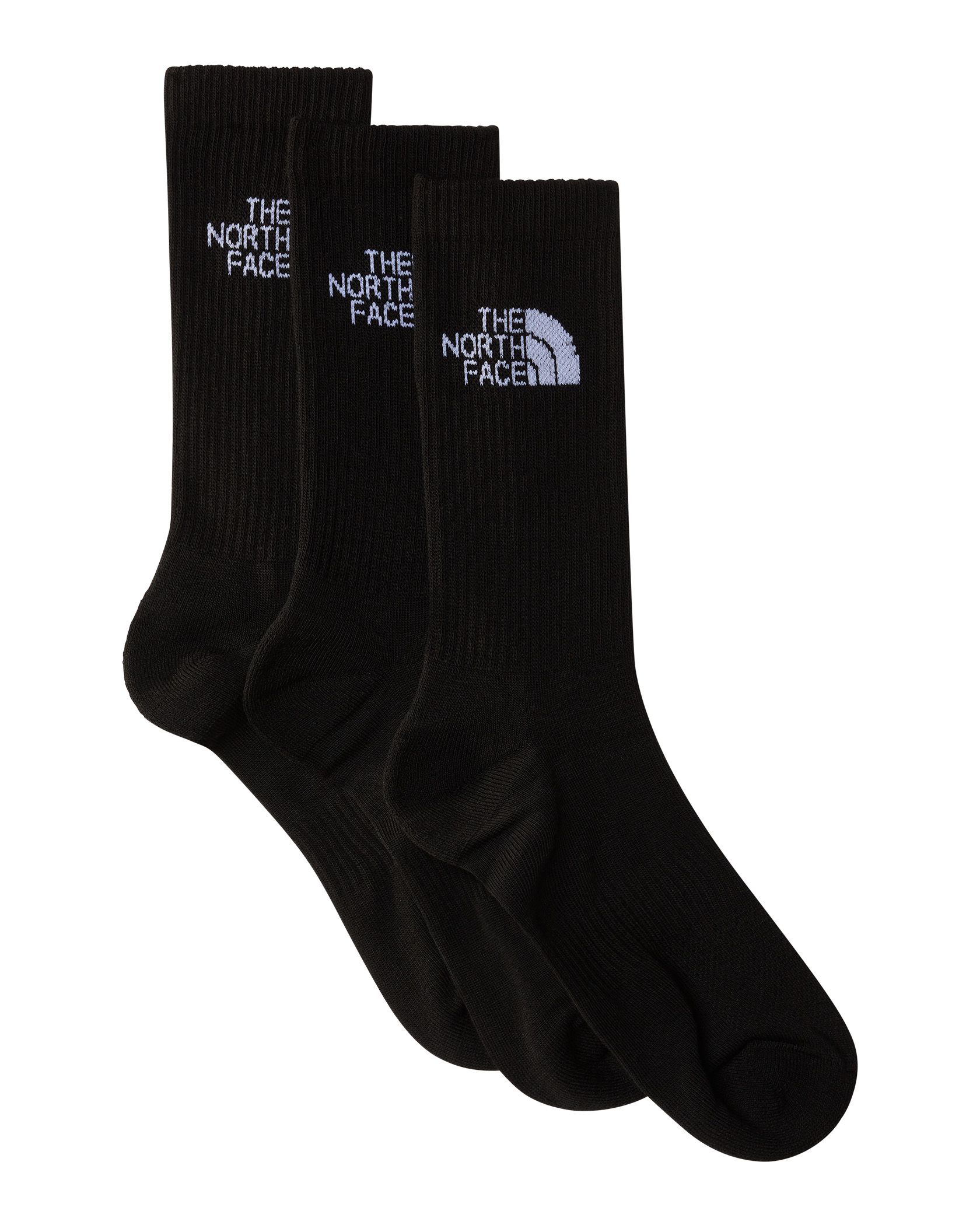 The North Face Multi Sport Cush Crew Sock 3-Pack TNF Black (Storlek S)