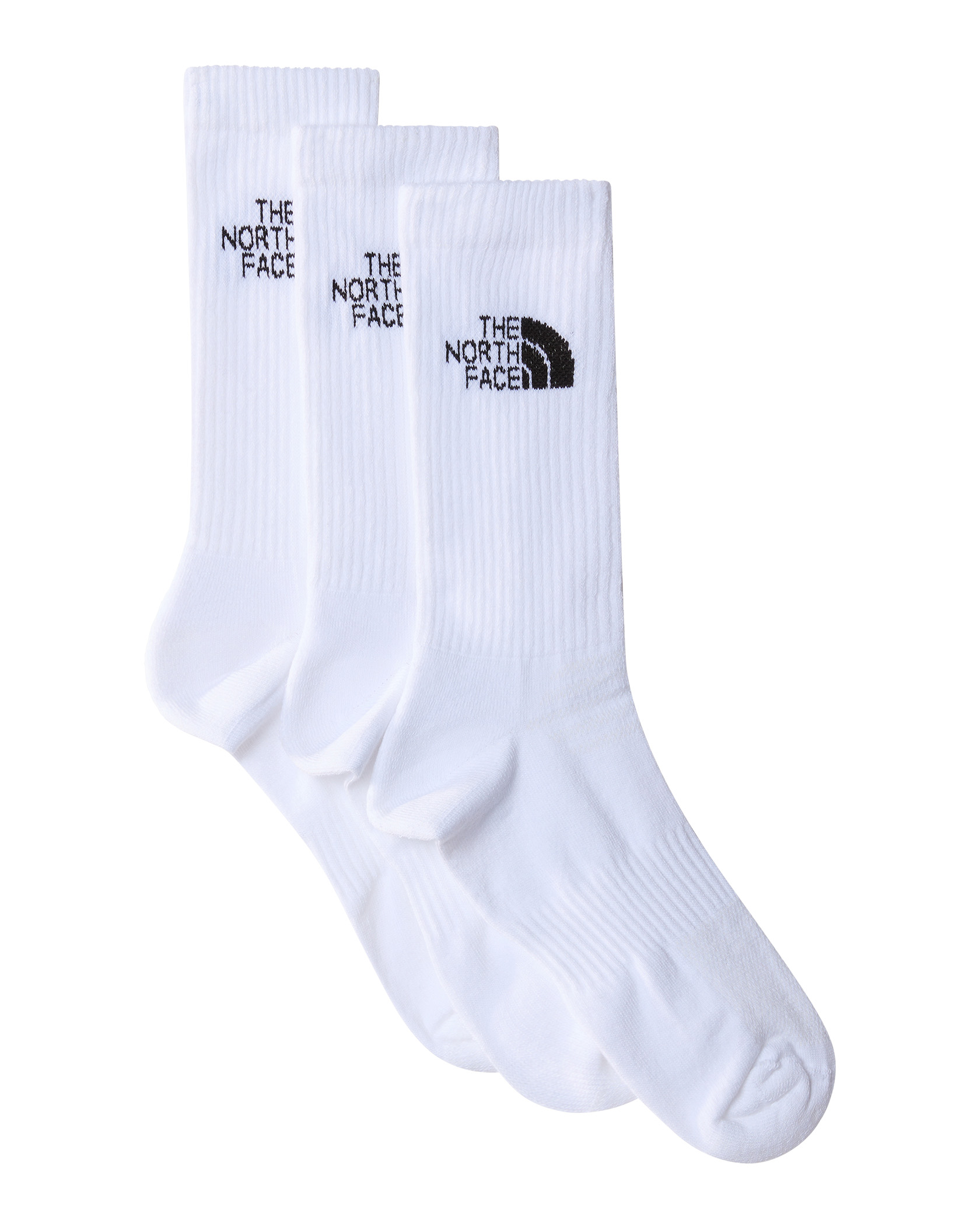 The North Face Multi Sport Cush Crew Sock 3-Pack TNF White (Storlek L)
