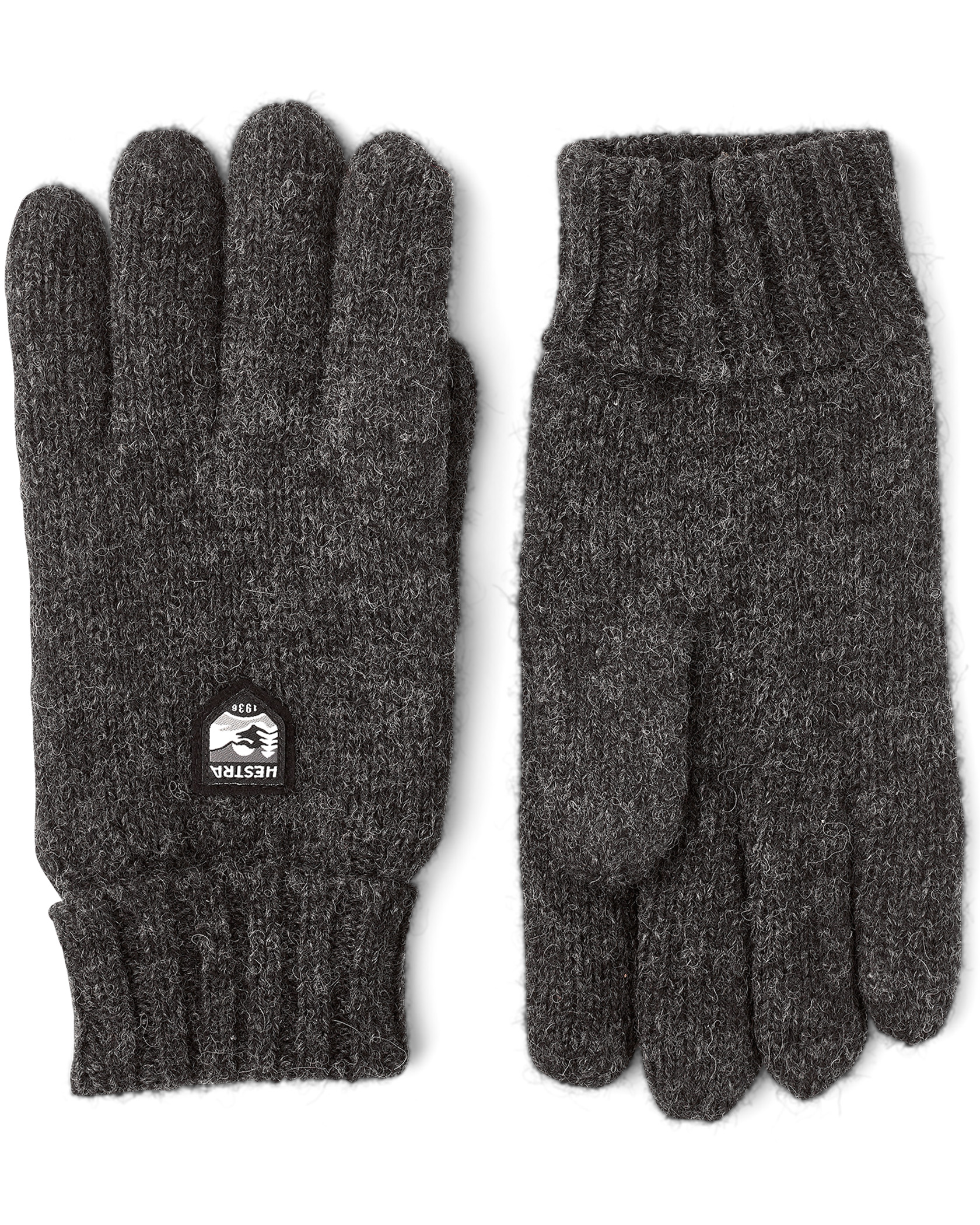 Hestra Basic Wool Glove Charcoal (Storlek 10)