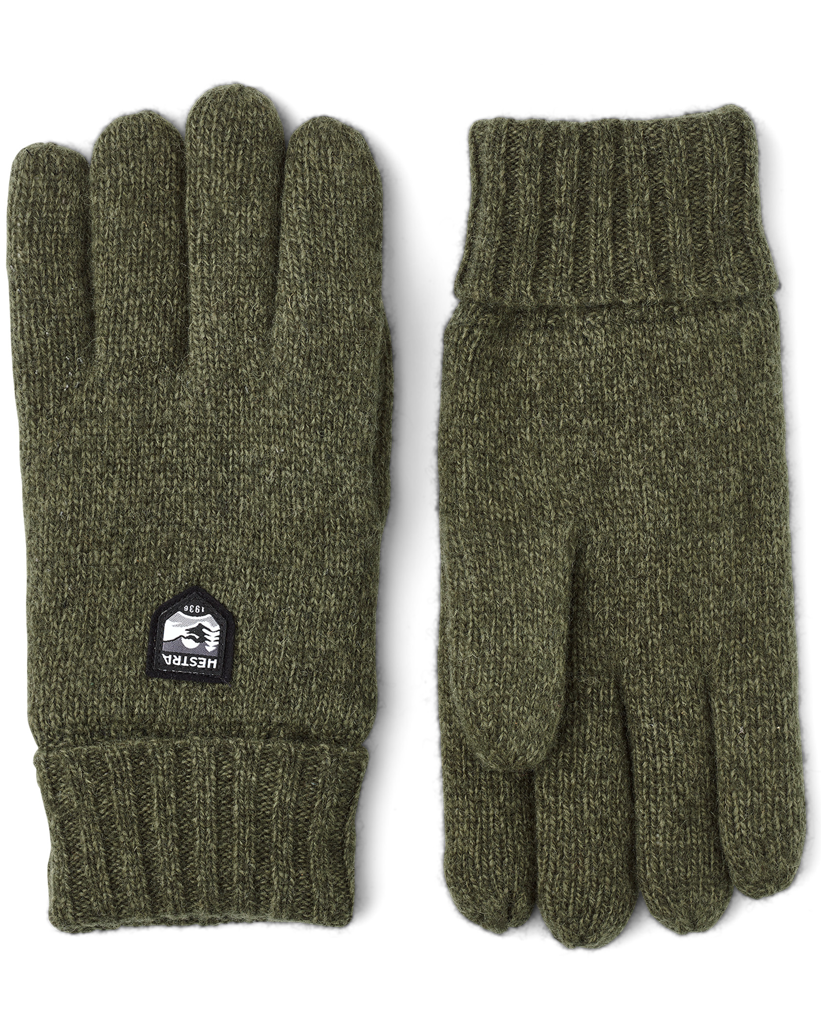 Hestra Basic Wool Glove Olive (Storlek 7)