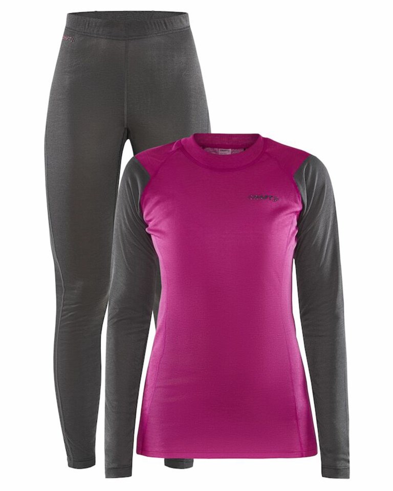 Craft Core Warm Baselayer Set W Roxo/Granite