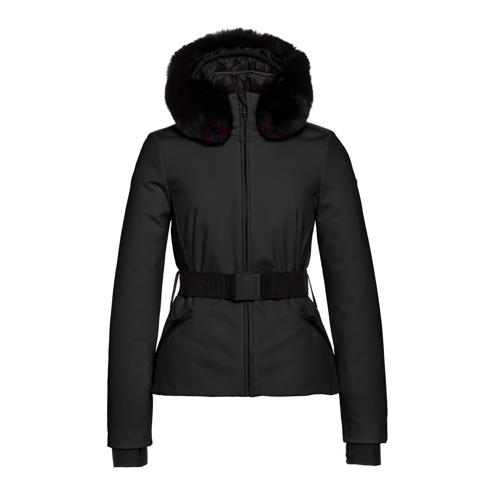 Goldbergh Hida Faux Border Ski Jacket W Black