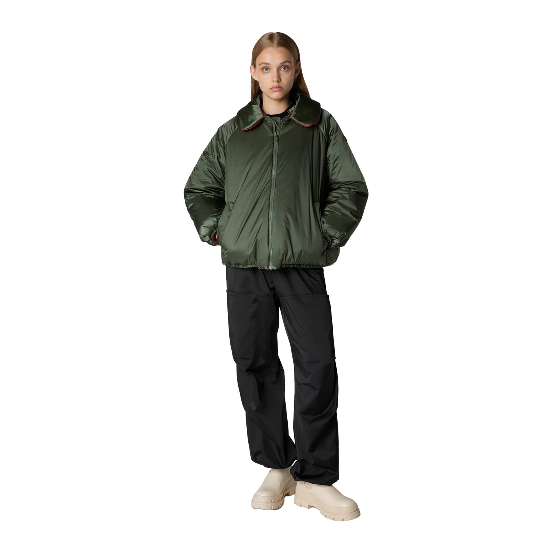 Save The Duck Petal Jacket W Thyme Green