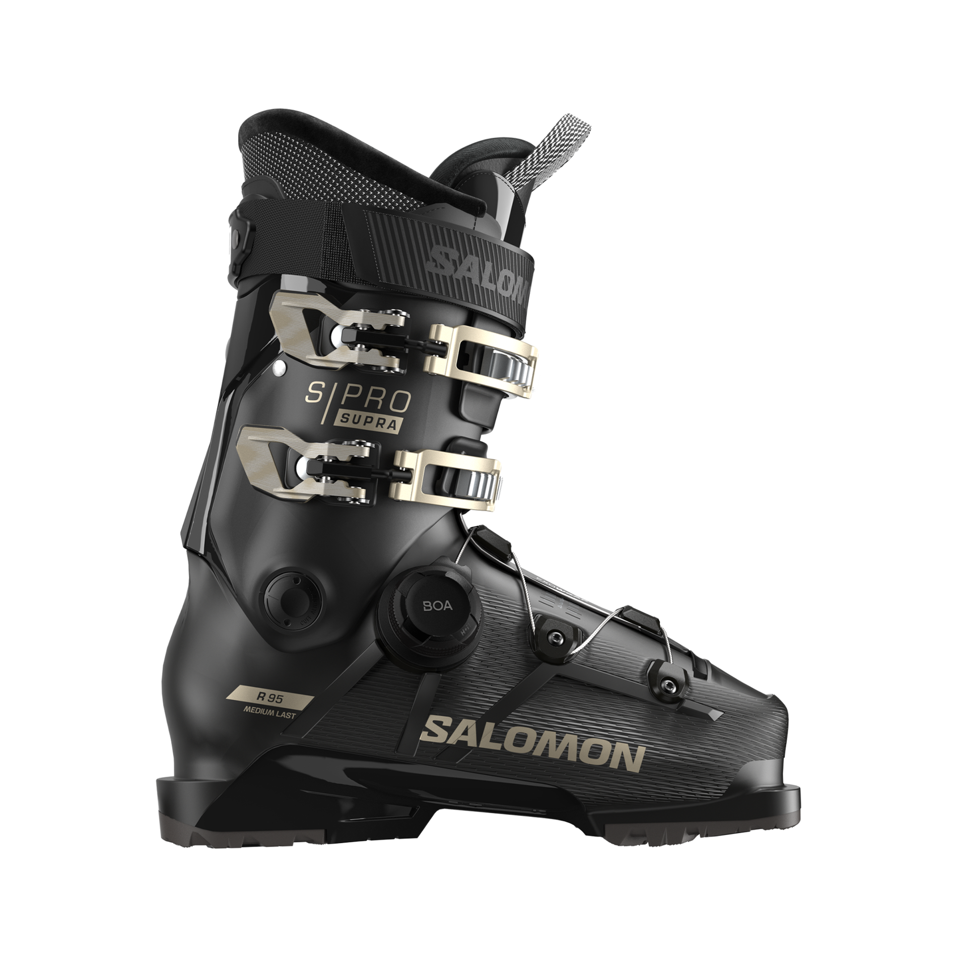 Salomon S/Pro Supra Boa 95 W 24/25 Black/Light Bronze Met./Light Bronze