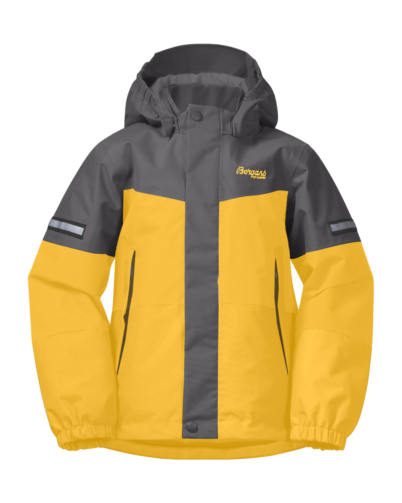 Bergans Lilletind Insulated Jacket JR Light Golden Yellow/Solid Dark Grey