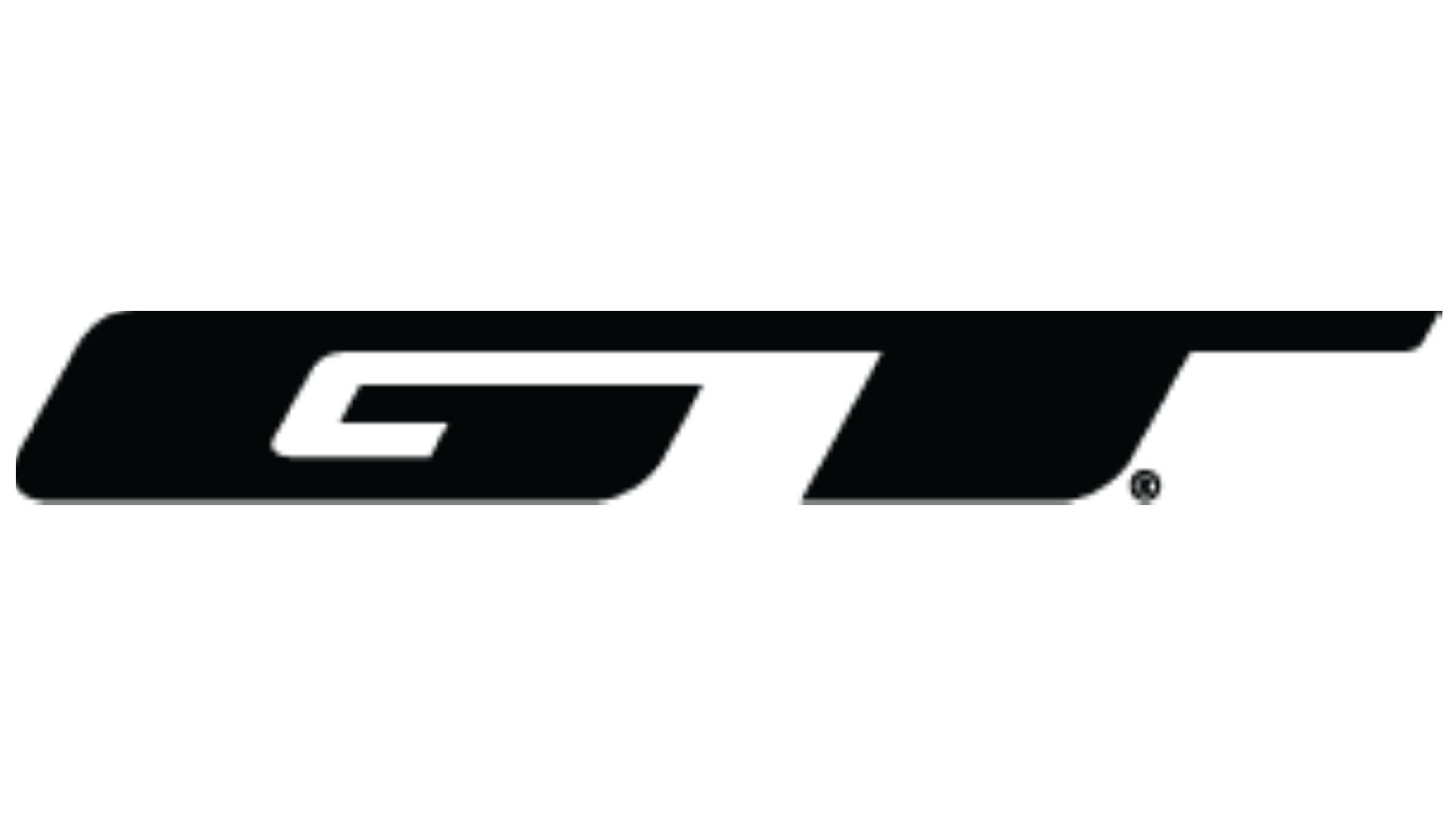 GT-logotyp i svart stilren design