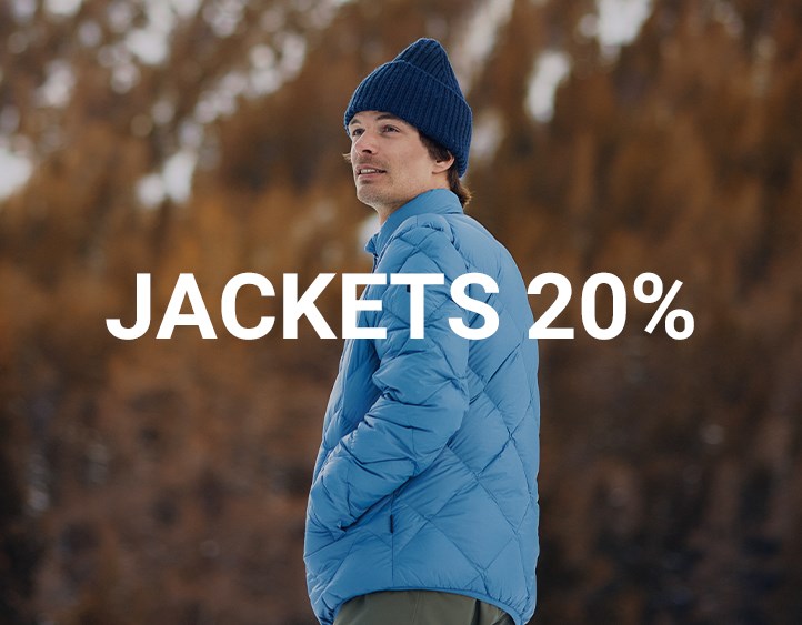 From 20% discount on jackets!